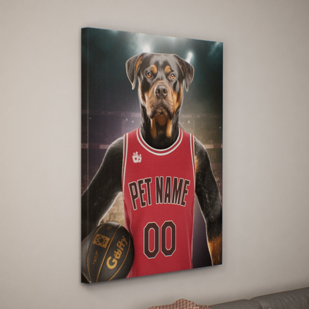 Doglls Basketball Player - Custom Canvas