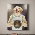 Dog Basketball Player - Custom Canvas