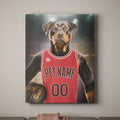 Doglls Basketball Player - Custom Canvas