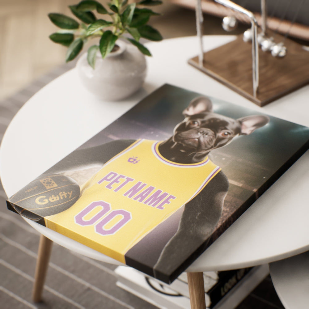 Paw Basketball Player - Custom Canvas