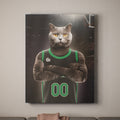 Cat Basketball Player - Custom Canvas