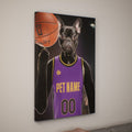 Doggy Basketball Player - Custom Canvas